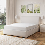 Bethany Fabric Ottoman Bed Frame | King | Beige
