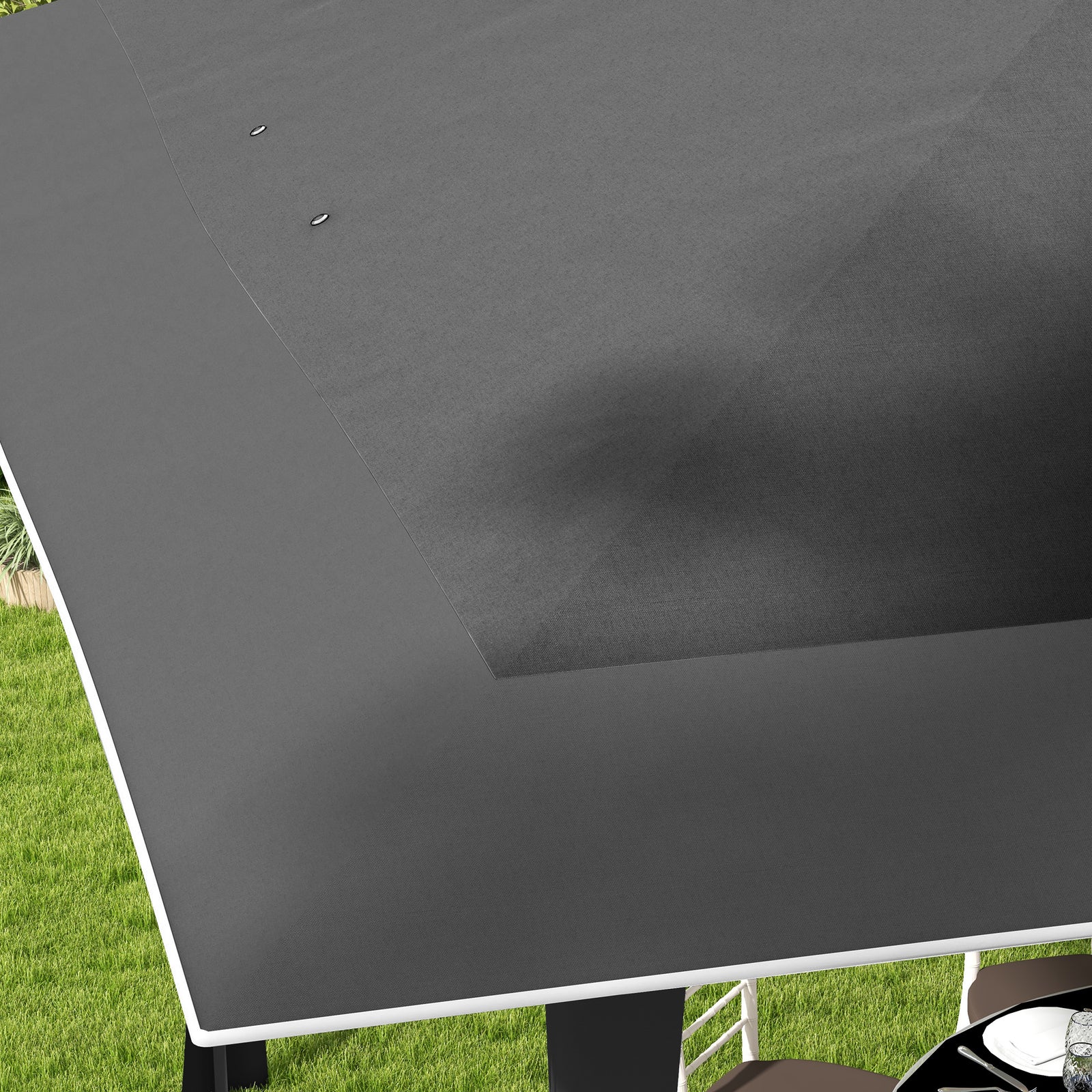 4 X 4m Outdoor Pop-up Canopy Tent Gazebo Adjustable Legs Bag | Dark Gray