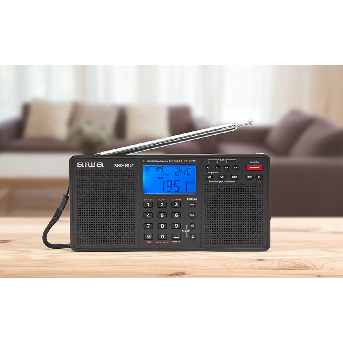 Rmd-99st Multiband Stereo Radio | Black