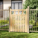 90/120cm Wx120cm H Outdoor Wooden Garden Gate Fence Door | 90cm | Natural