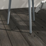 Outsunny Round Garden Coffee Table, Outdoor Side Table With Rounded Edge
