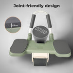 Centra Ab Roller With Auto Rebound Lcd Timer Elbow Knee Support Core Trainer