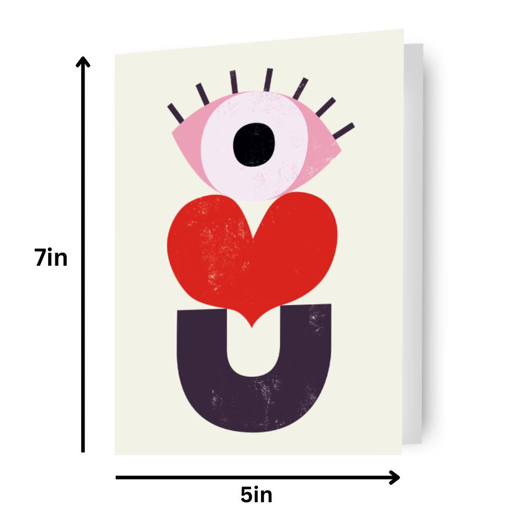I Love You' Card Official Product