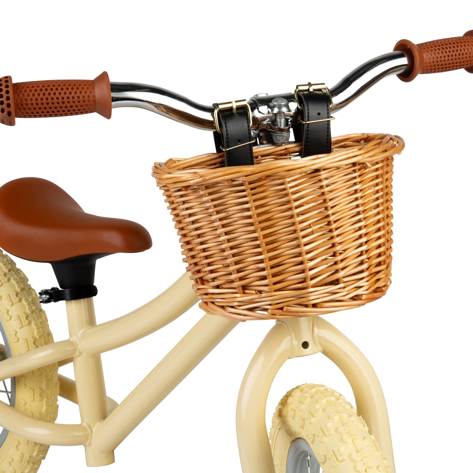 Bigjigs Toys Cream Balance Bike For Toddlers