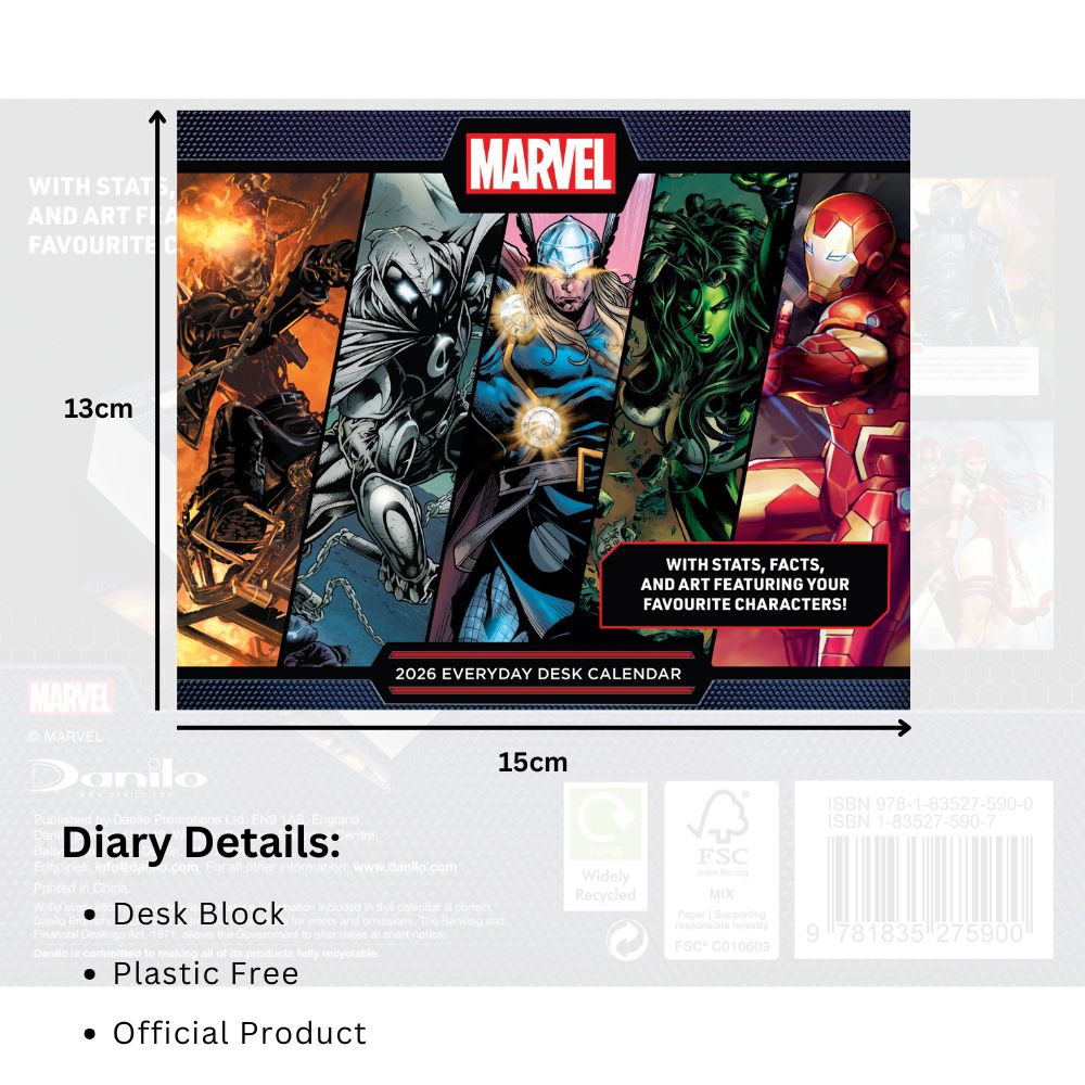 2026 Desk Block Calendar Official Product
