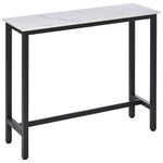 Bar Table Breakfast Dining Coffee Table Adjustable Footpads