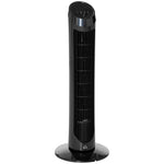 30" Tower Fan Noise Reduction Wind 3-level Cool Abs | One Size | Black