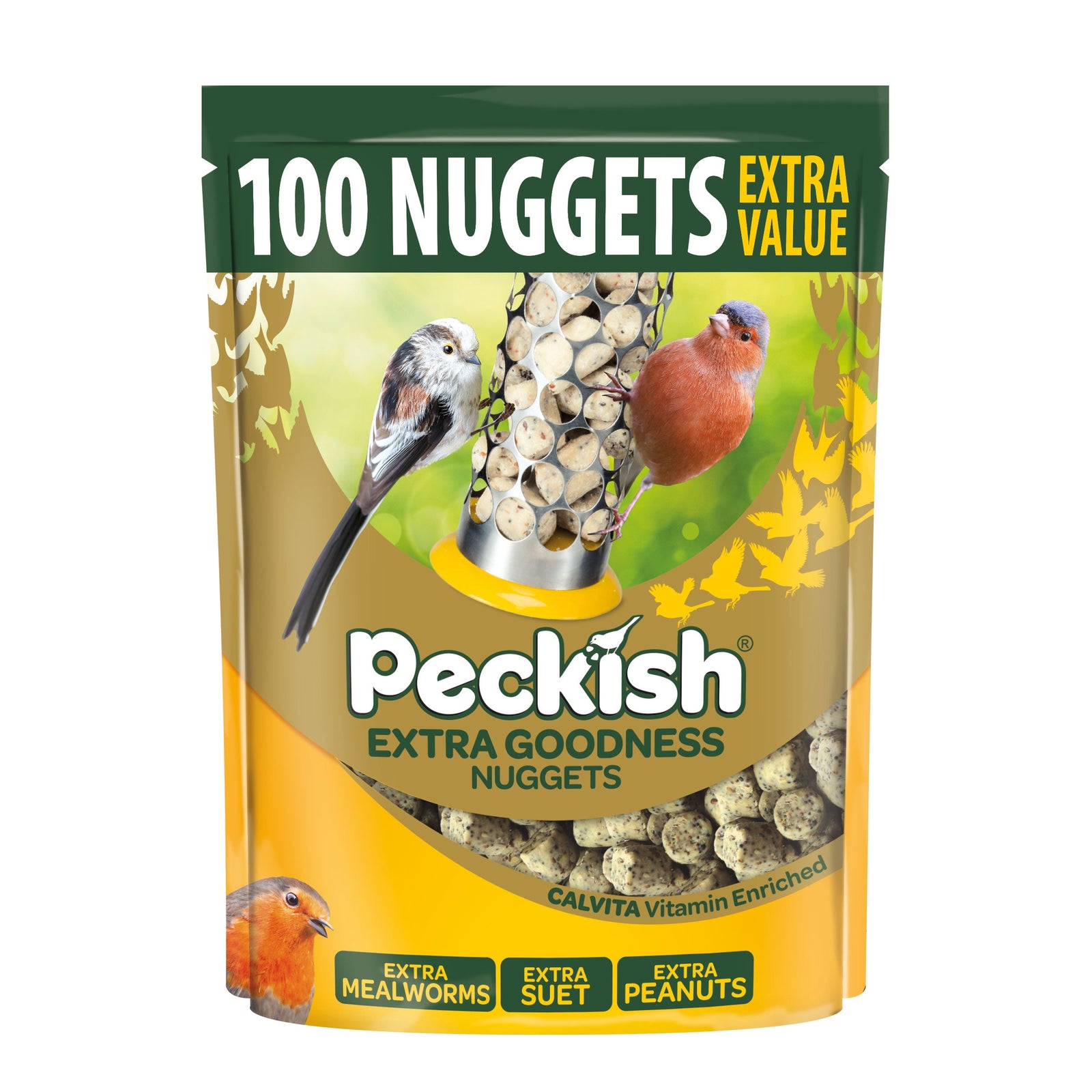 Extra Goodness Nuggets, Wild Bird Food | Set of 100