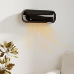 Ceramic Electric Heater 2000w With Fan, Wall Mounted | Black