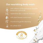 Advanced Care Body Wash Nourishing Silk 24h Renewing Micromoisture, 3x225ml