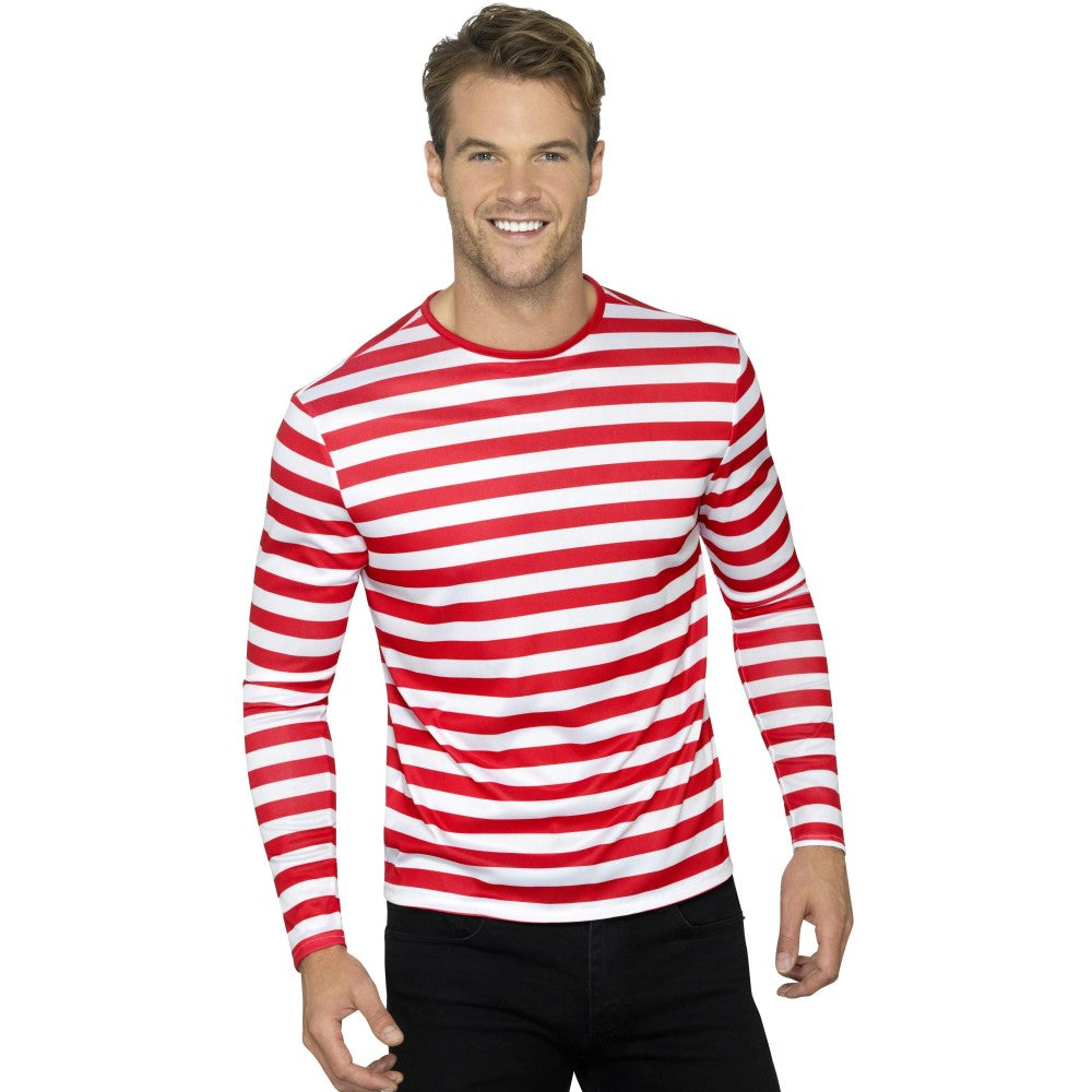 Stripy T-shirt | Small | Red