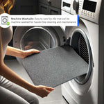 Spaghetti Anti Slip Shower/Bath Mat | 90cm x 60cm | Grey