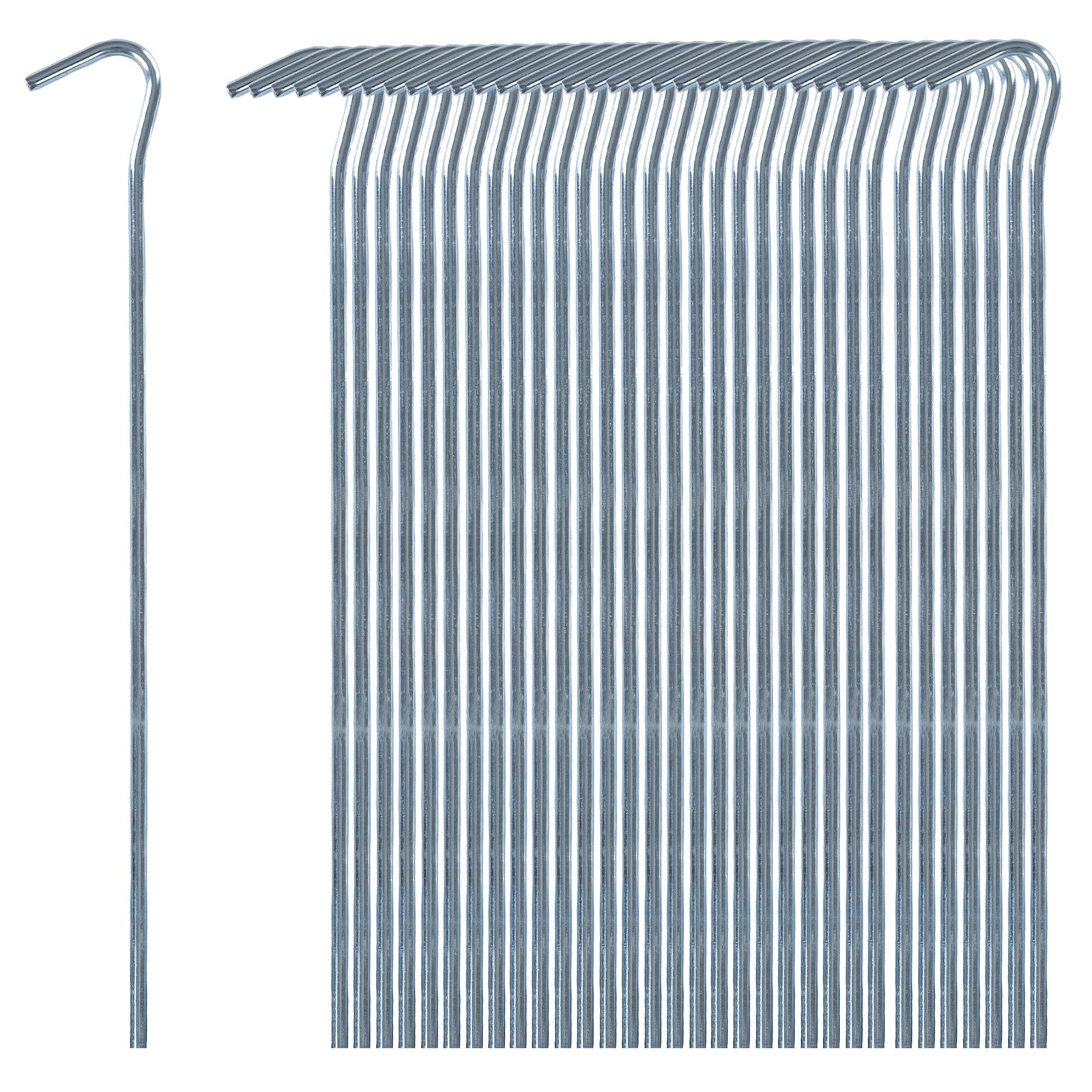 50 Tent Ground Pegs - Green
