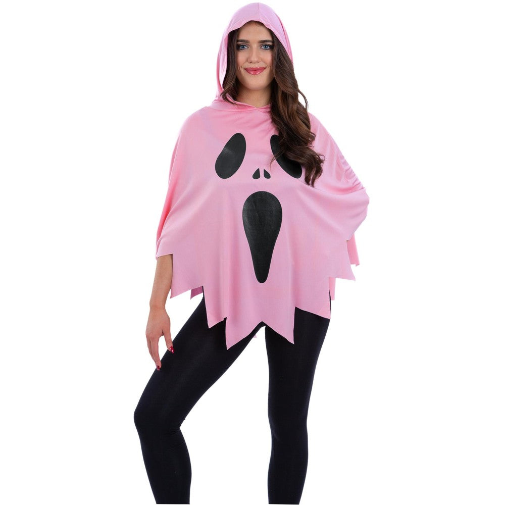 Pink Ghost Poncho