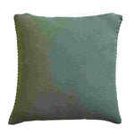 Ribbed Cushion Set, Velvet Fabric | Set-of-2 | Green