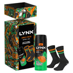 Let's Get Craking Jungle Fresh Body Spray Gift Set For Him With Socks, 4pk