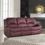 Glendale 3 Seat Electric Reclining Sofa | 3 | Burgundy