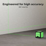 Green Laser Level 360° Self Leveling Green Light Ip54 Water Resistant | Green