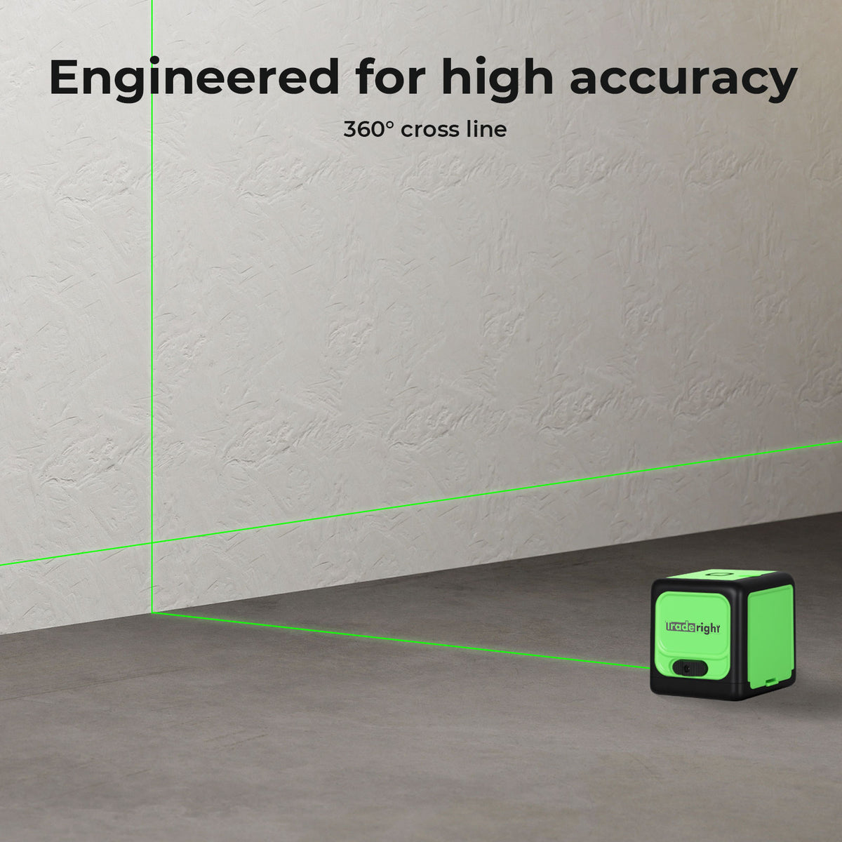 Green Laser Level 360° Self Leveling Green Light Ip54 Water Resistant | Green
