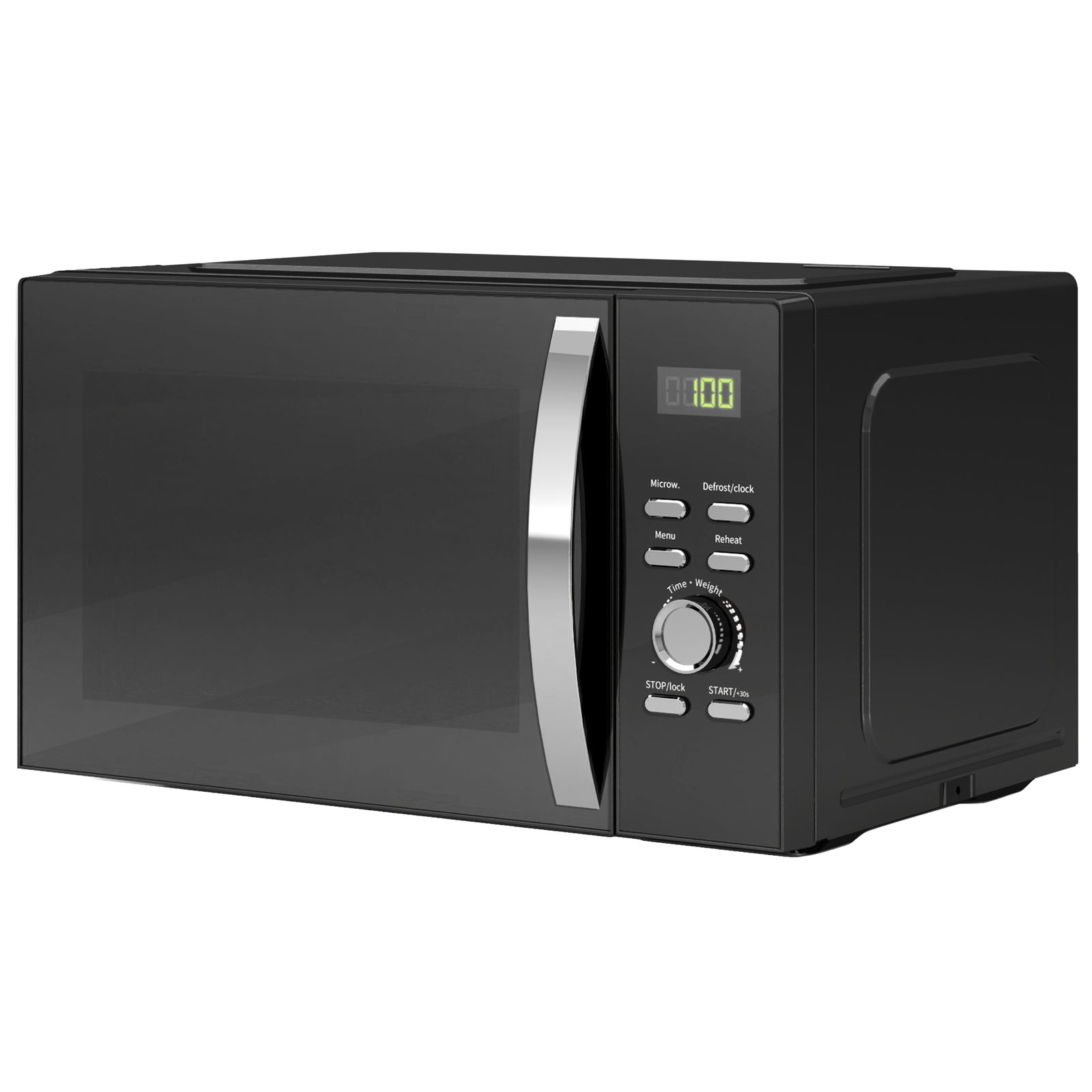 23l 800w Microwave Oven With Digital Display, Auto Cook