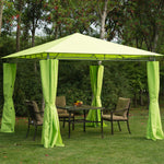 Garden Metal Gazebo Marquee Patio Party Tent Canopy Shelter | Green