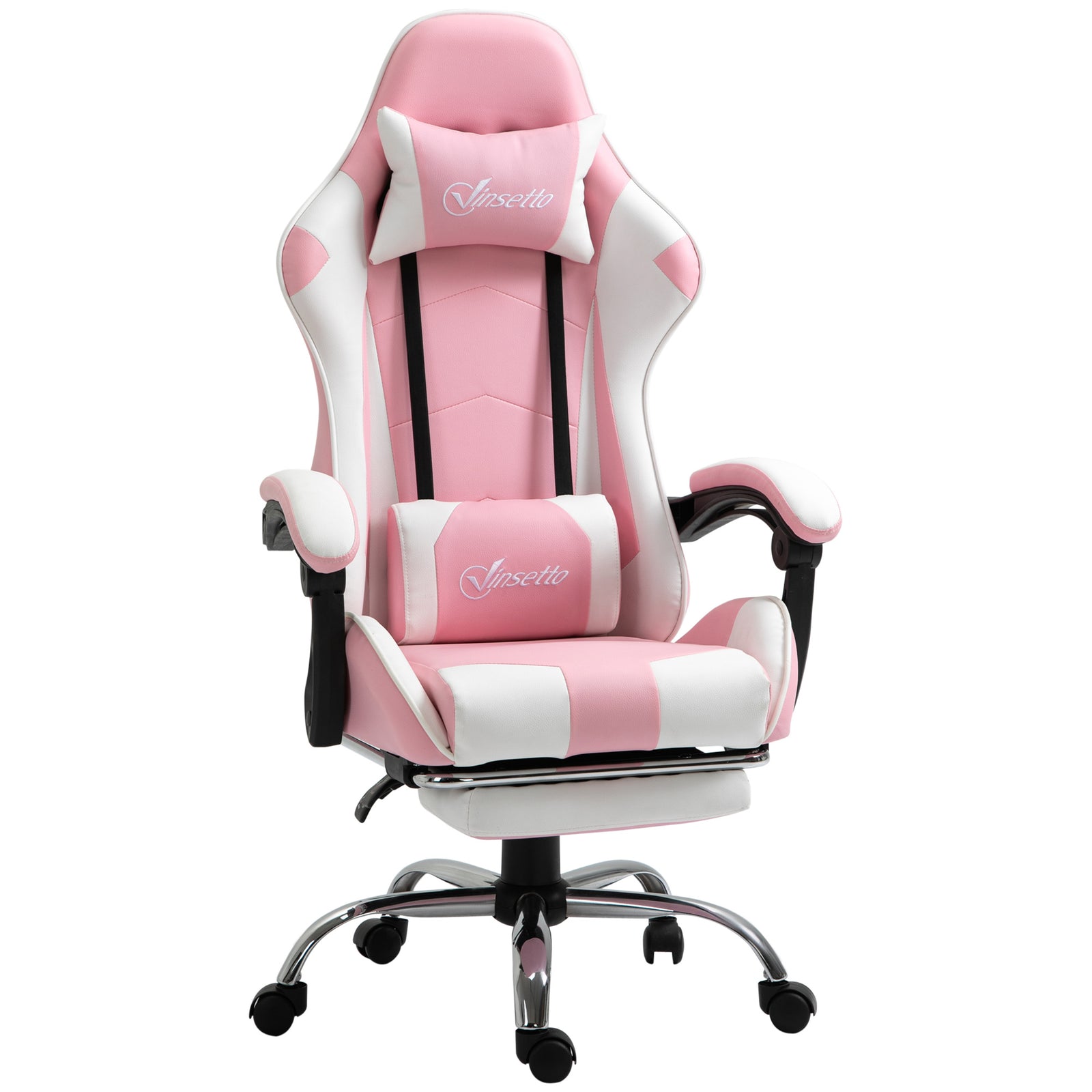 Pink Gaming Chair W/ Lumbar Support