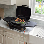 Portable Gas Grill Propane Grill With Side Tables