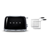 Tsf01, Tssr01 2 Slice Toaster With 2-sandwich Racks Set | Black