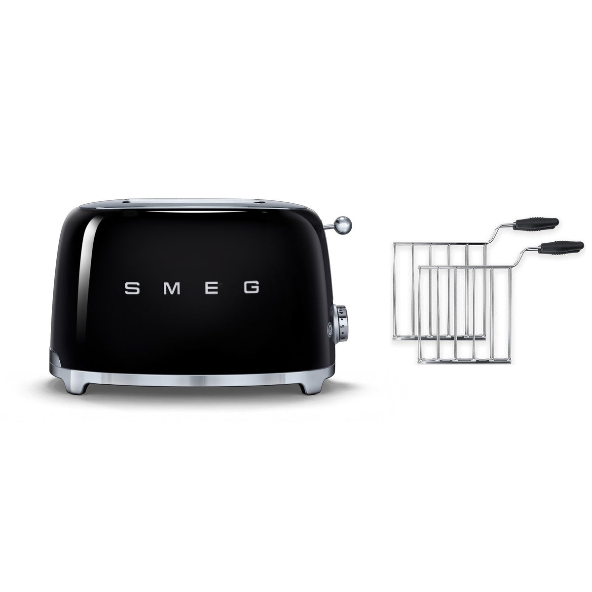 Tsf01, Tssr01 2 Slice Toaster With 2-sandwich Racks Set | Black