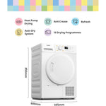 Freestanding Heat Pump Tumble Dryer With 16 Programmes