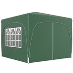 3x3m Pop Up Gazebo With Sides, Bag, Upf50+ | Green