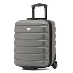 45x36x20cm Easyjet Free Cabin Bag 2 Wheel Suitcase Hard Shell Carry On | Cabin | Charcoal