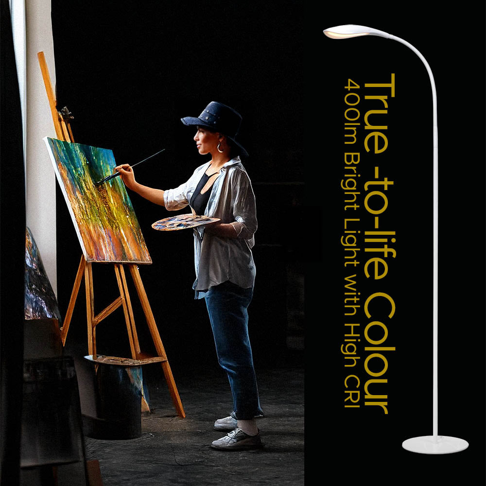 High Vision Floor Light, Silver, 25,000 Hr Led Panel | Silver