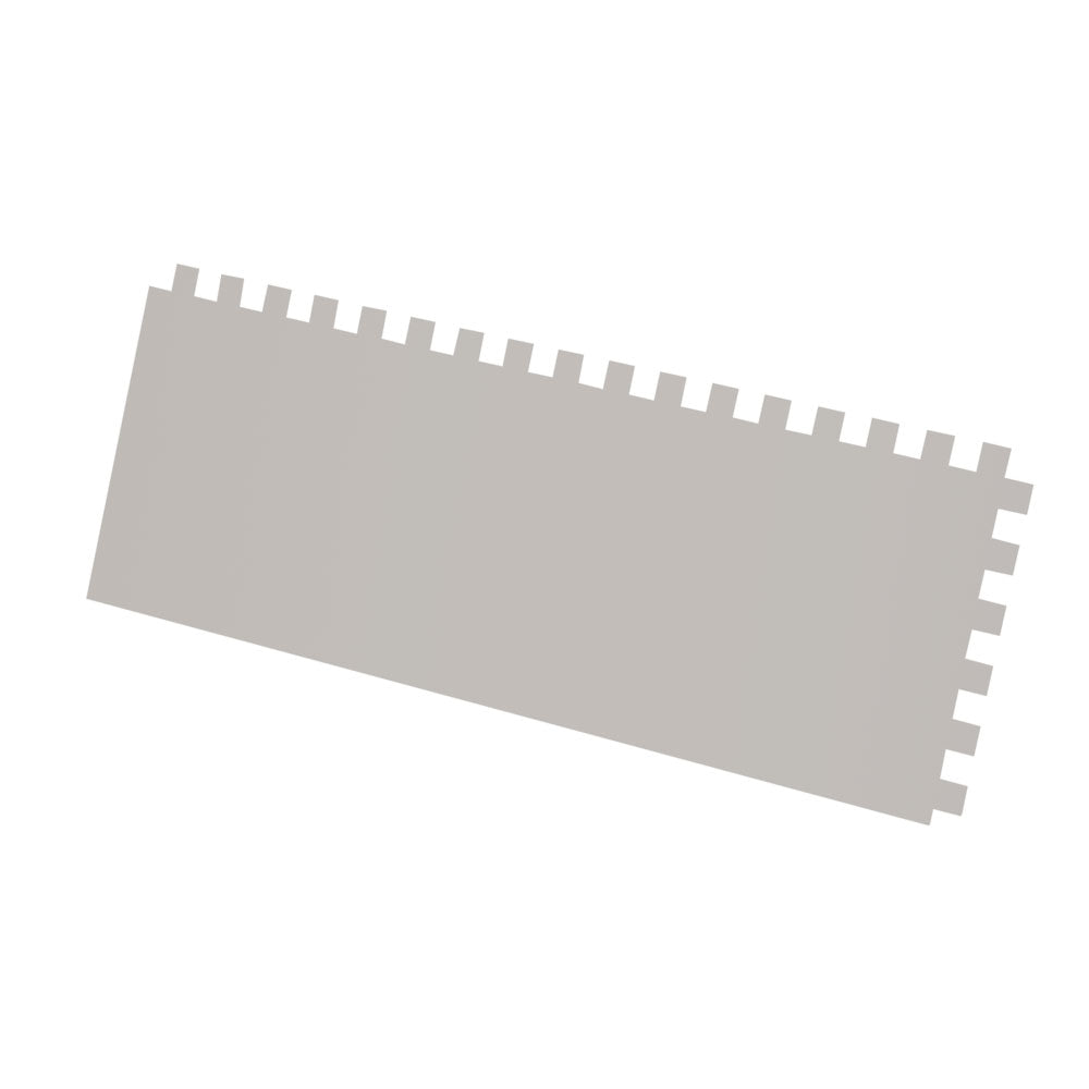 Serrated Design Stainless Steel Concrete Trowel For Tiling Installation