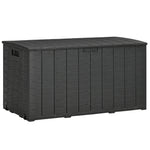 336 Litre Rolling Outdoor Garden Storage Box, Plastic