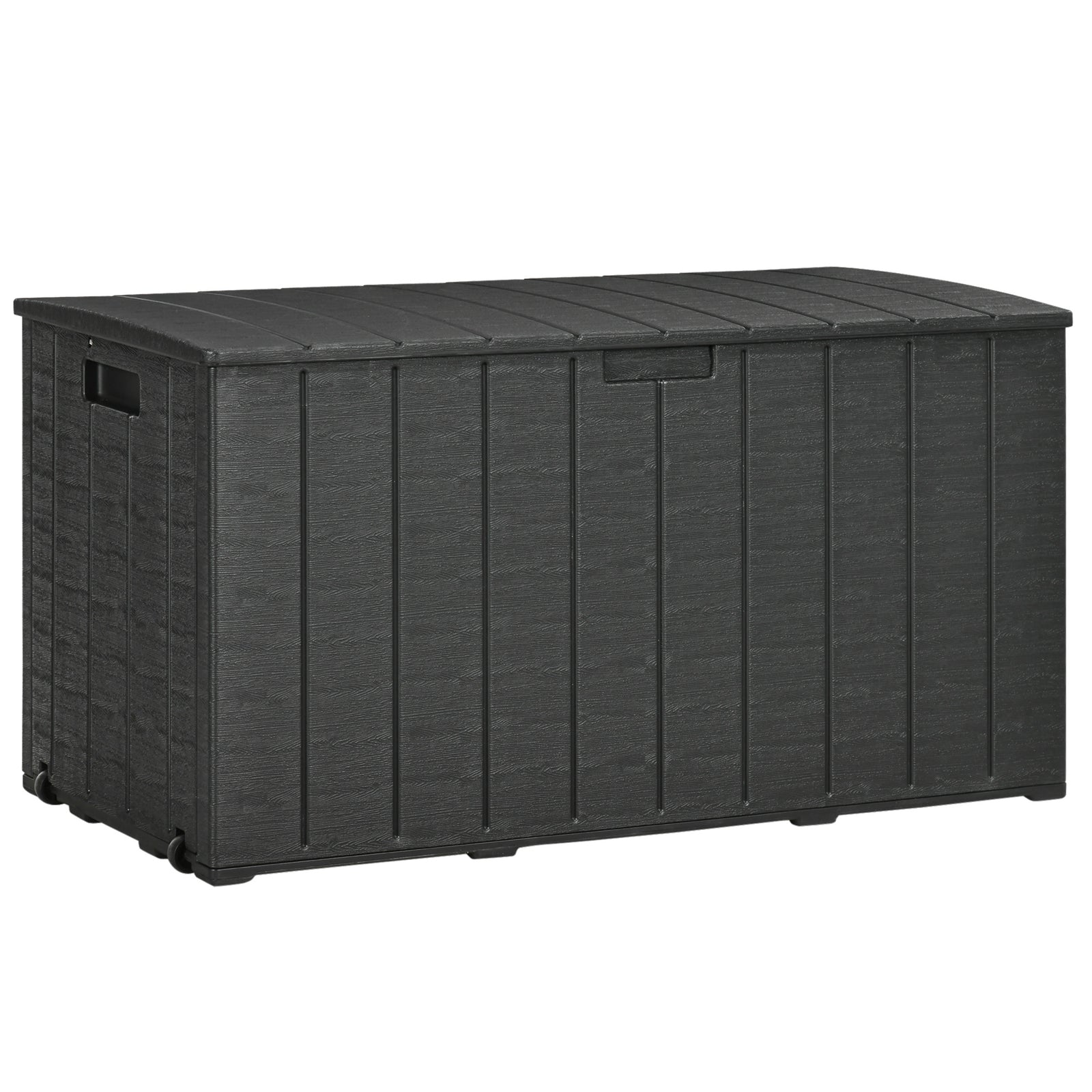 336 Litre Rolling Outdoor Garden Storage Box, Plastic