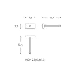 Toilet Roll Holder Screw-in/self-adhesive Chrome Silver Next Collection