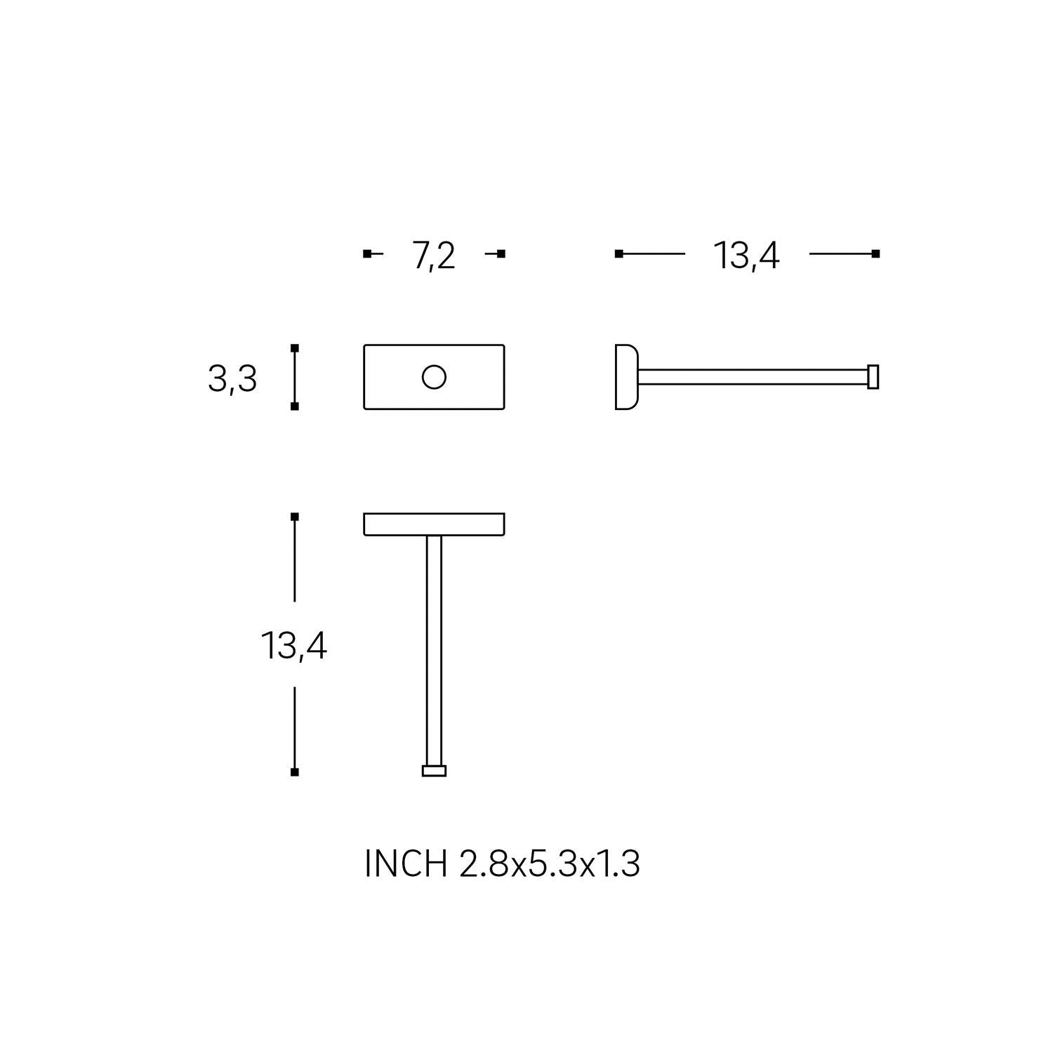 Toilet Roll Holder Screw-in/self-adhesive Chrome Silver Next Collection