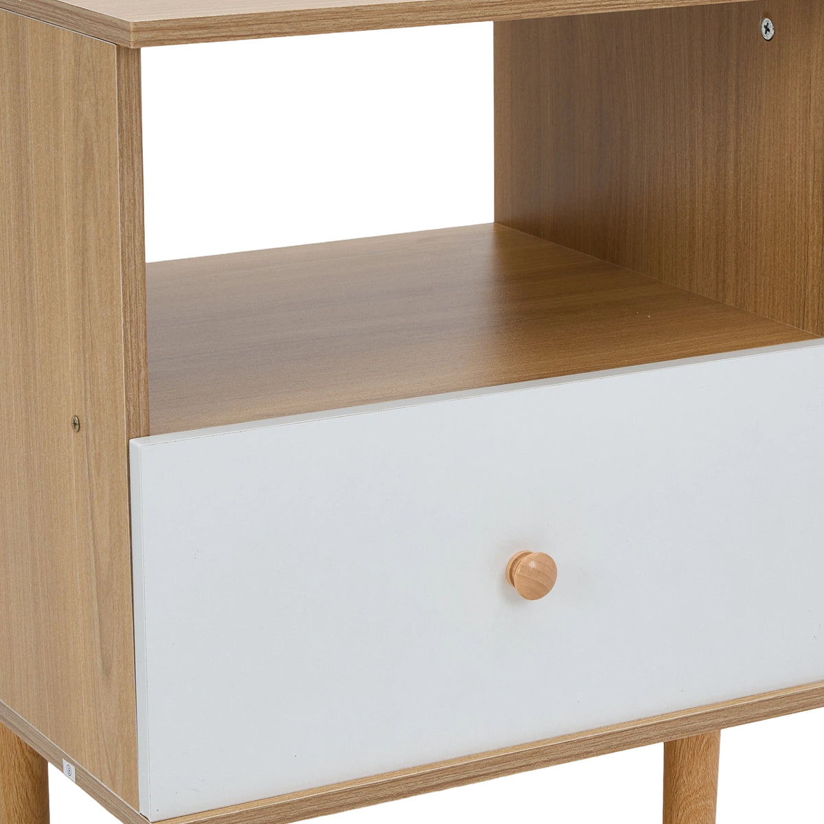 Breeins Single-drawer Bedside Table Nightstand