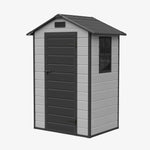 Breeins 4.4 X 3.4ft Garden Plastic Storage Shed With Lockable Hinge Door