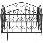 4pc Garden Fencing Panels Bed Border Animal Barrier