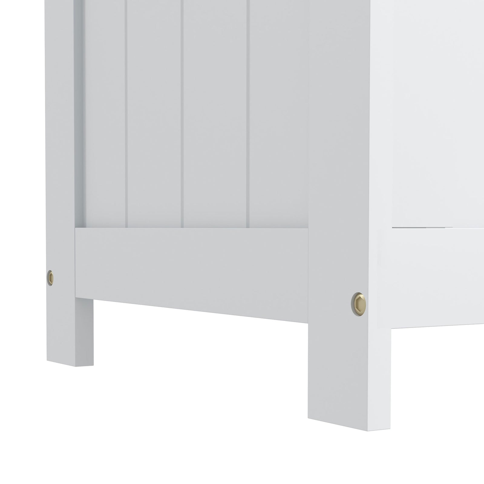 Storage Chest With 2 Safety Hinges, Storage Bench | One Size | White