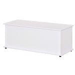 Storage Box Chest With Lid Spacious Collect Chipboard | One Size | White