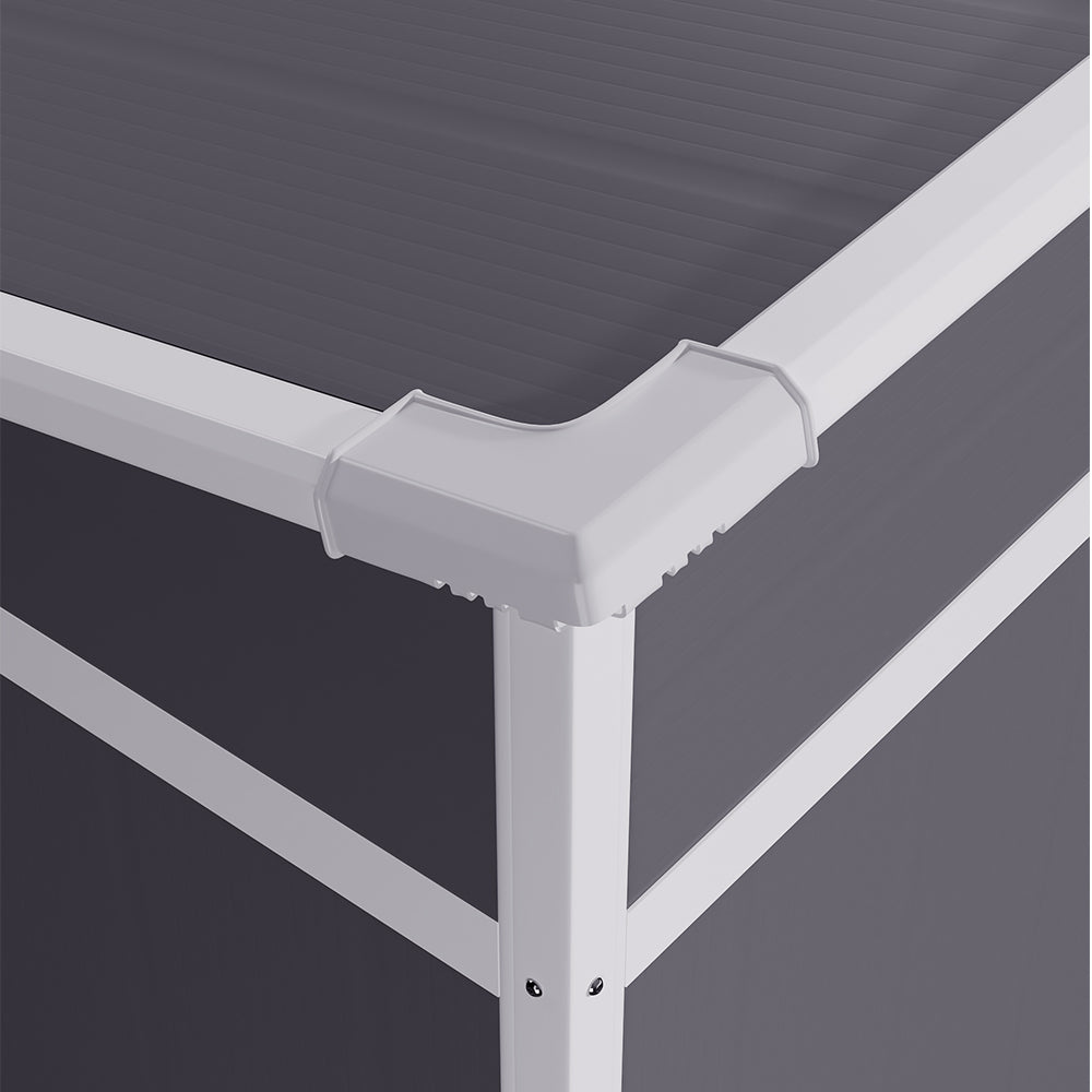 Outdoor Plastic Garden Storage Shed | Large | Light Grey