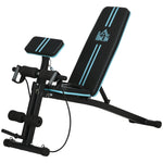 Foldable Adjustable Weight Bench, Full Body Workout, Blue