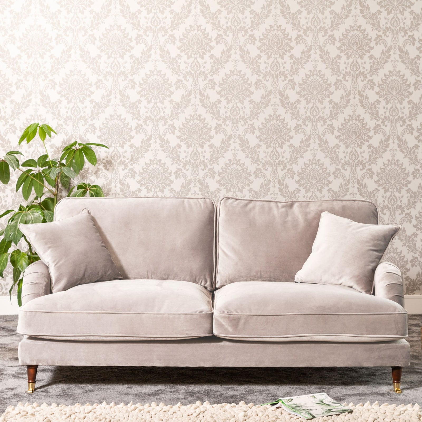 Mackenzie 3 Seat Sofa | 3 | Silver
