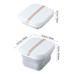 Foldable Foot Spa Massager Pedicure Bath | White