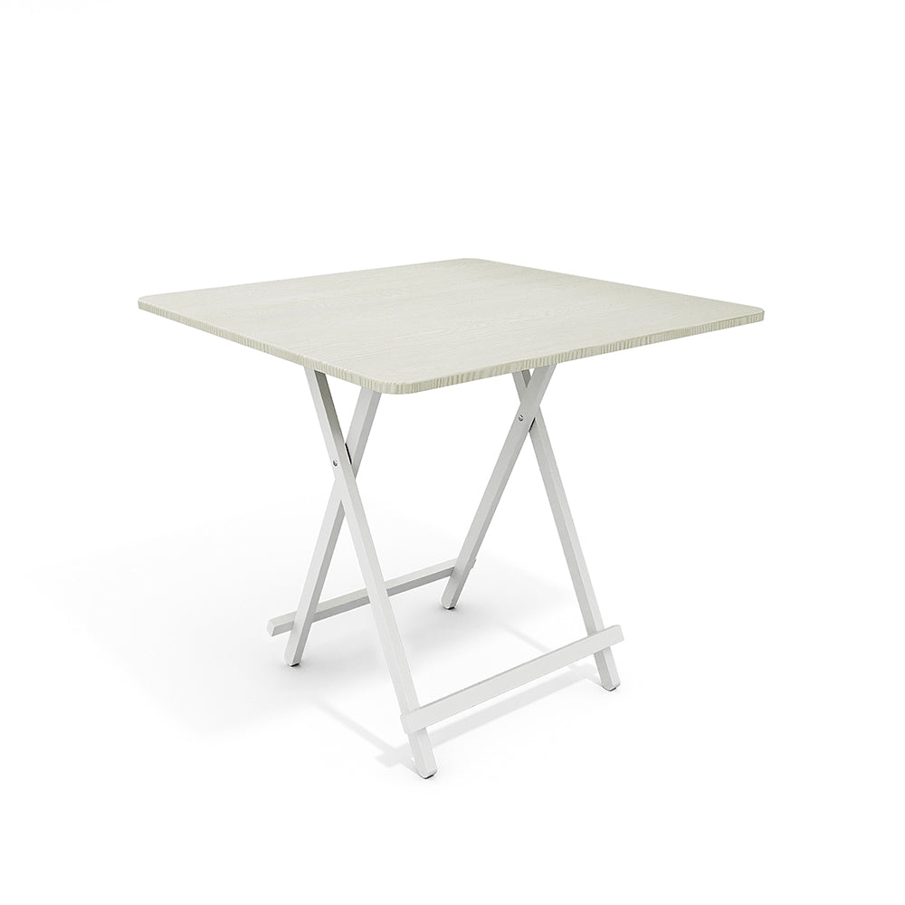 Folding Wooden Dining Table | 80cm x 80cm | White