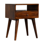 Solid Wood Modern Chestnut Solid Wood Bedside