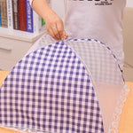 Mesh Food Cover Square Blue
